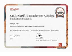 Oracle Cloud Infrastructure Foundations Associate
